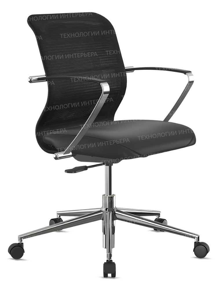 Кресло компьютерное Metta ErgoLife Sit 8 M4-9K - Mesh(X2)+EcoLeather(Extra) /Uh00/Wh12/K5cL Черный / #1