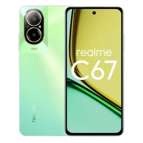 realme Смартфон C67_RMX3890_Green 8+256 зеленый оазис 8/256 ГБ, зеленый #1