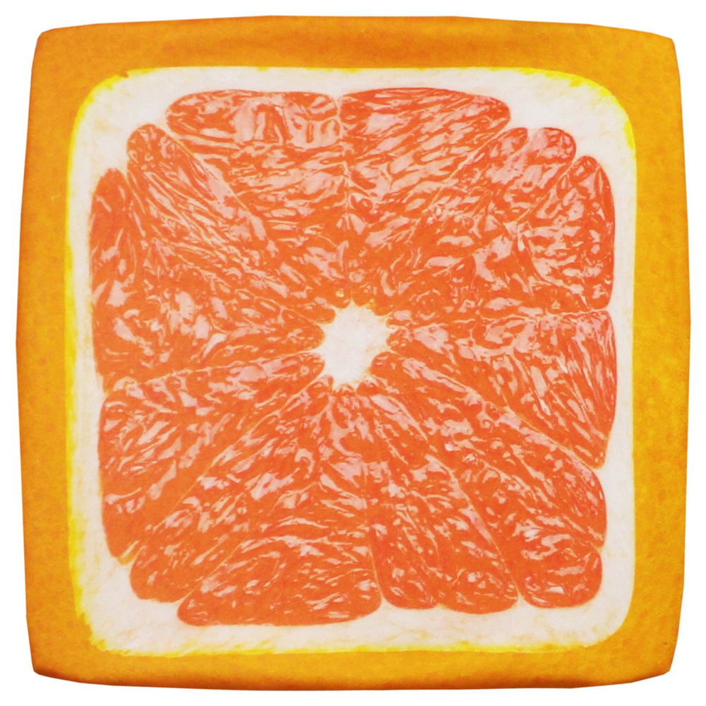 Подушка для сиденья МАТЕХ FRUTIS CUADRO LINE. ГРЕЙПФРУТ 33х33 см. Цвет оранжевый, красный, арт. 30-881 #1