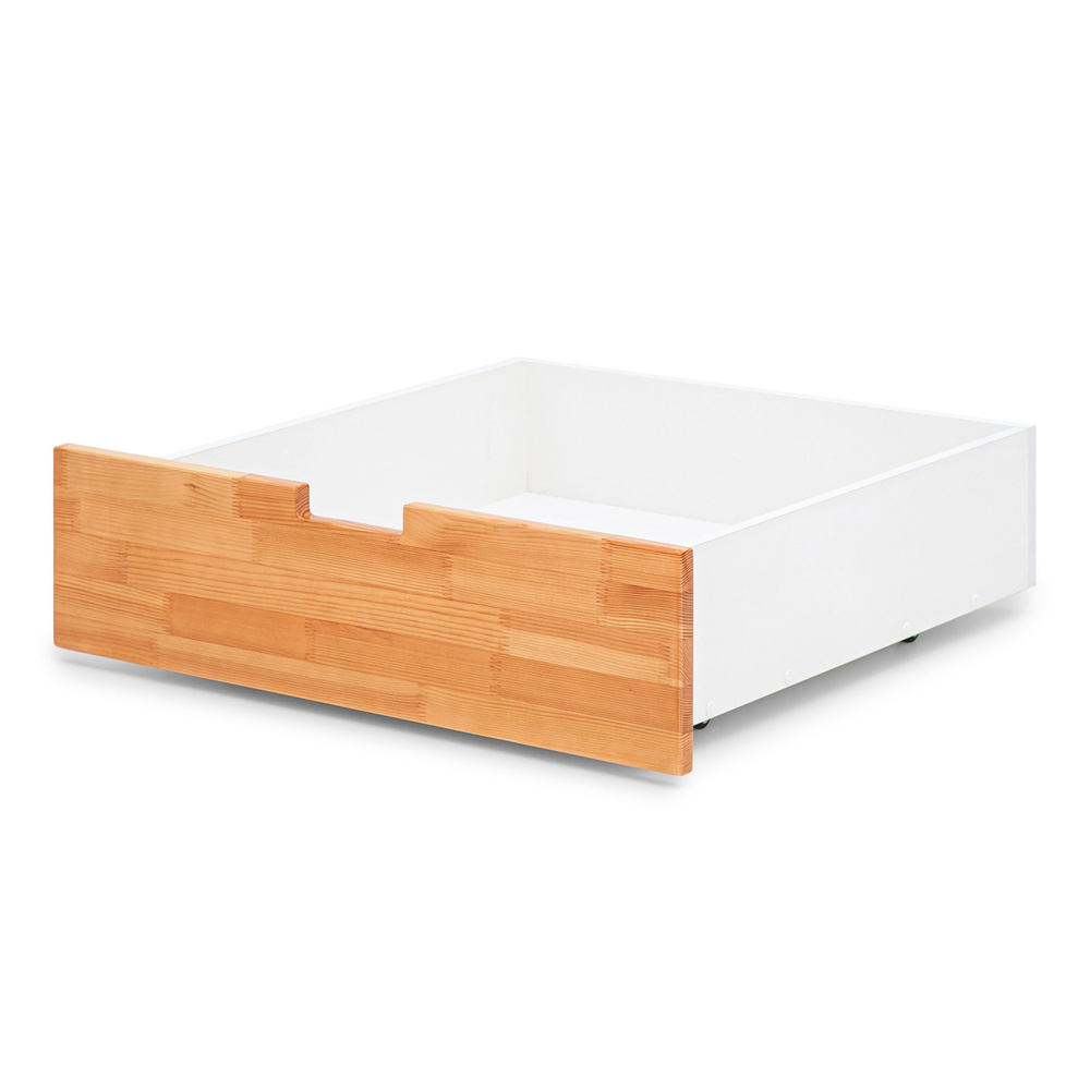 Деревянный выкатной ящик для кровати Бельмарко "Svogen дерево"  #1