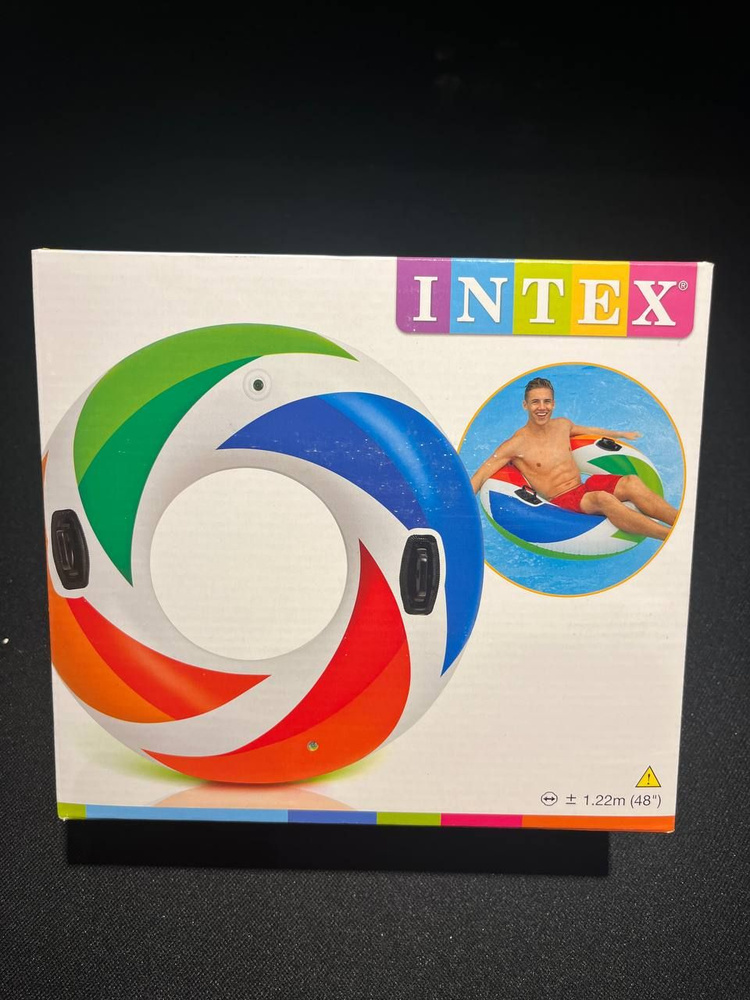 Круг надувной для плавания INTEX Color Whirl 58202 #1