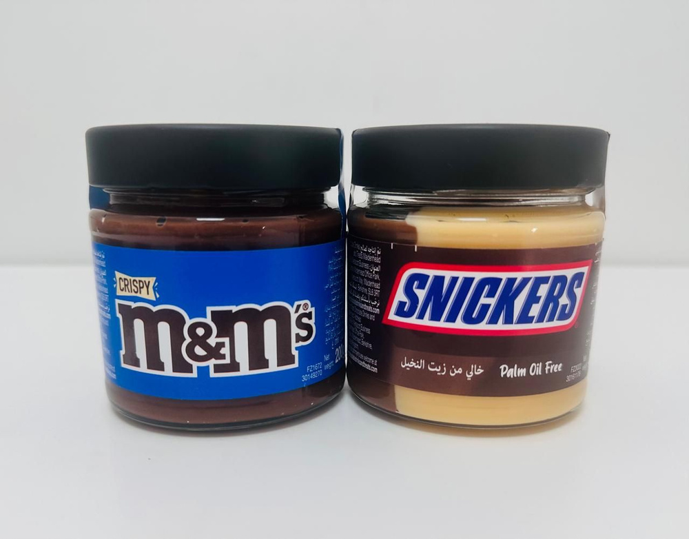 Шоколадная паста M&M's/Snickers, 2 штуки по 200 г #1