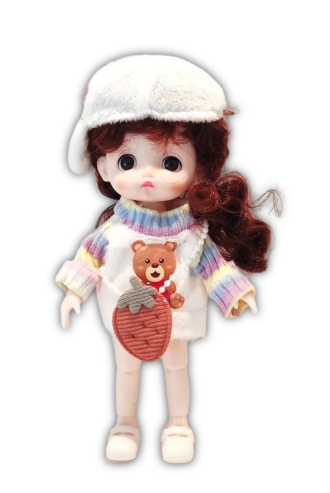 Кукла для девочки шарнирная 16 см Радуга с аксессуарами #1