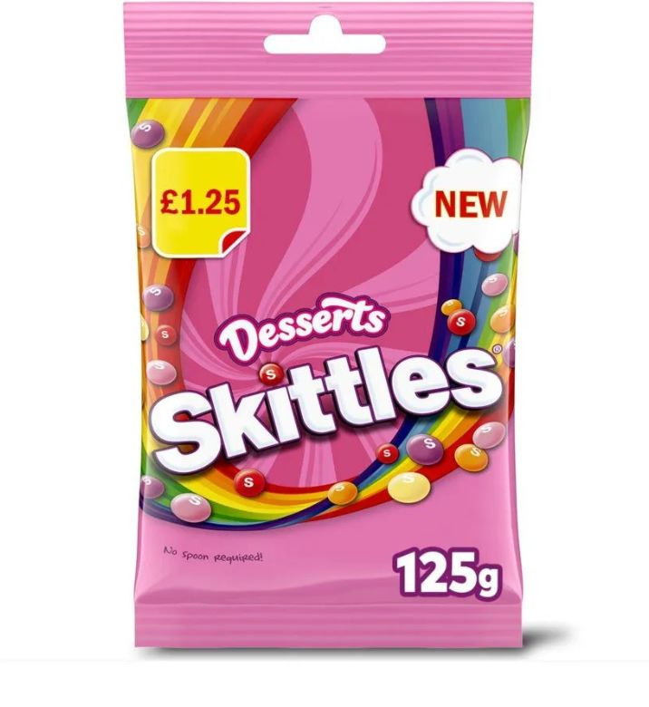 Драже Skittles Desserts Fruits, 125 г (Ирландия) #1