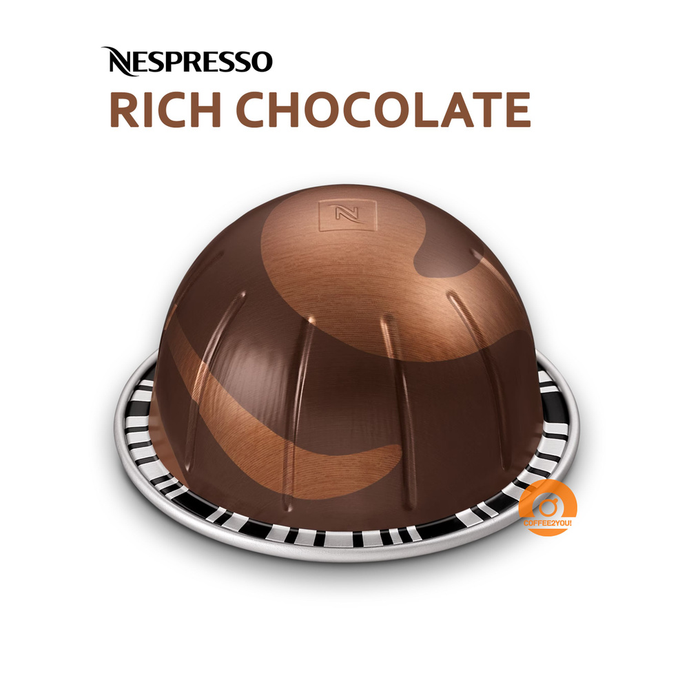 Кофе Nespresso Vertuo RICH CHOCOLATE в капсулах, 10 шт. (объём 230 мл.) #1
