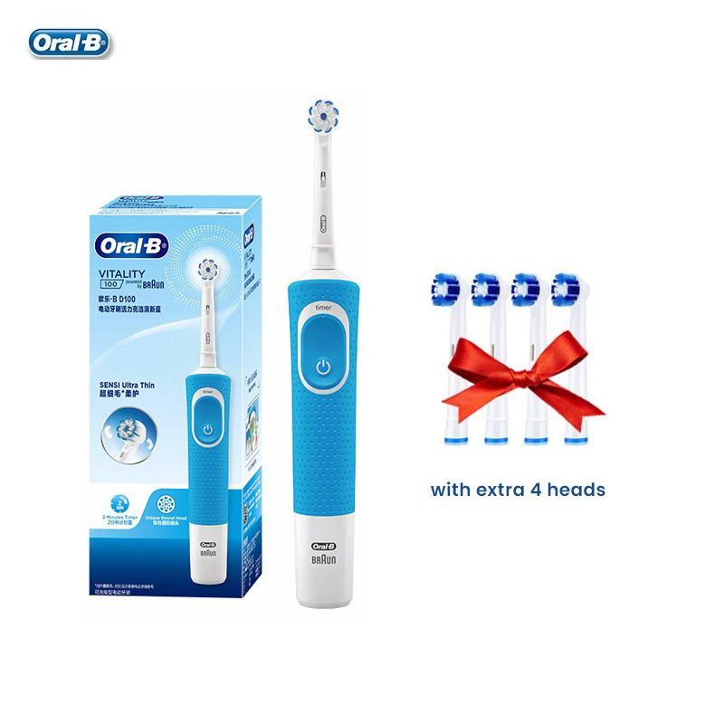 Oral-B Электрическая зубная щетка O1RD100, лазурный, белый #1