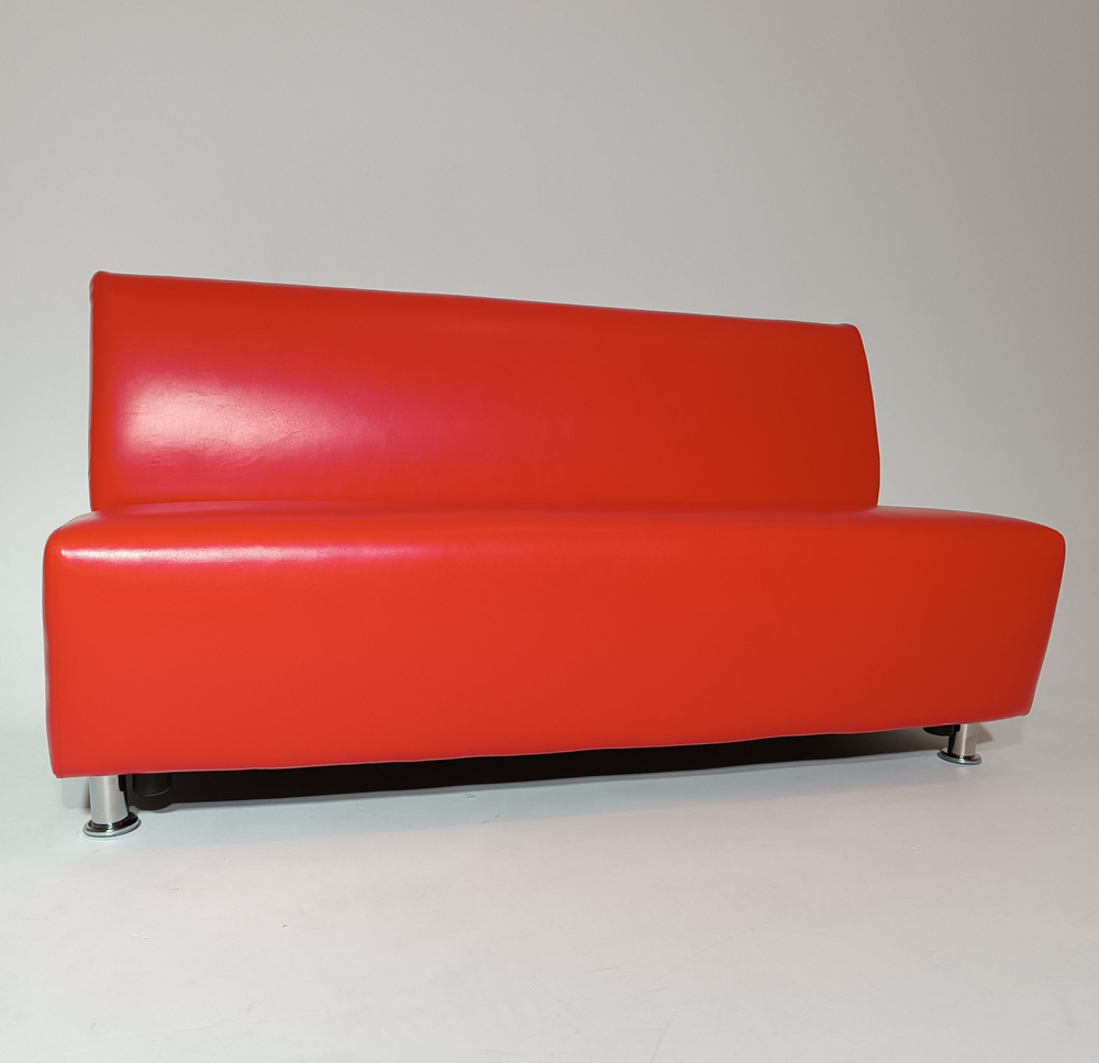 RONUM Прямой диван, механизм Нераскладной, 150х67х77 см,красный  #1