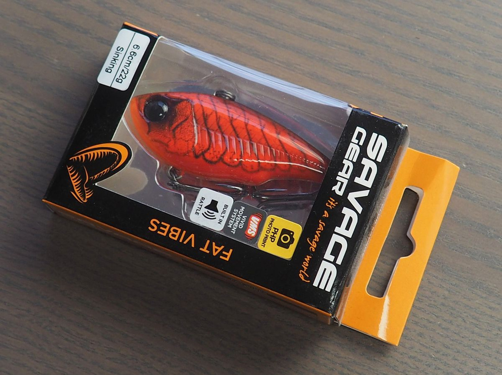 Воблер для рыбалки Savage Gear Fat Vibes 6,6см 22гр Red Crayfish 71676 #1