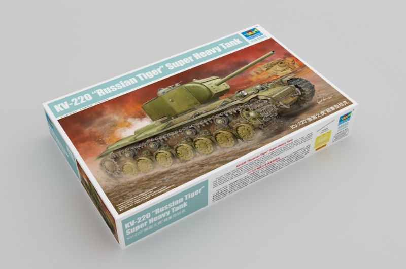 Советский тяжелый танк КВ-220 Сборная модель Trumpeter 05553 1/35 #1