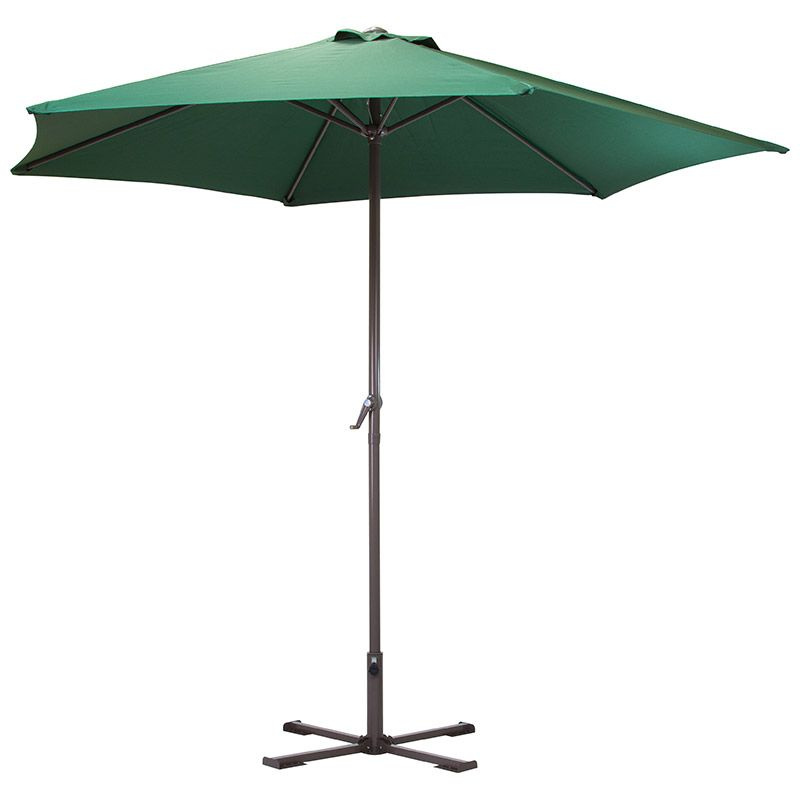 Зонт садовый GU-03 (зеленый) с крестообразным основанием #1