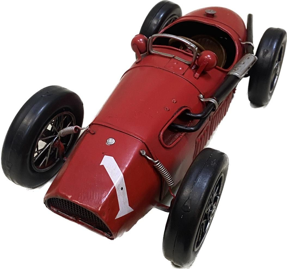 Модель автомобиля коллекционная Миниатюра Ретро Авто FERRARI RED 1958 Масштаб 1/8  #1