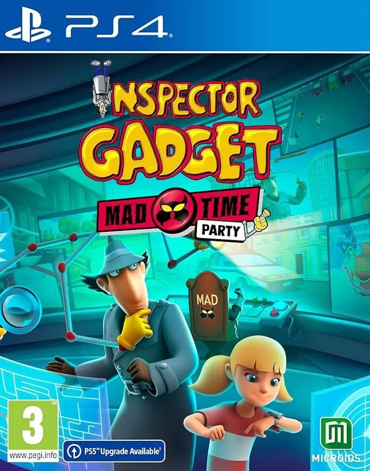 Игра Inspector Gadget: Mad Time Party (PlayStation 5, PlayStation 4, Русские субтитры)  #1
