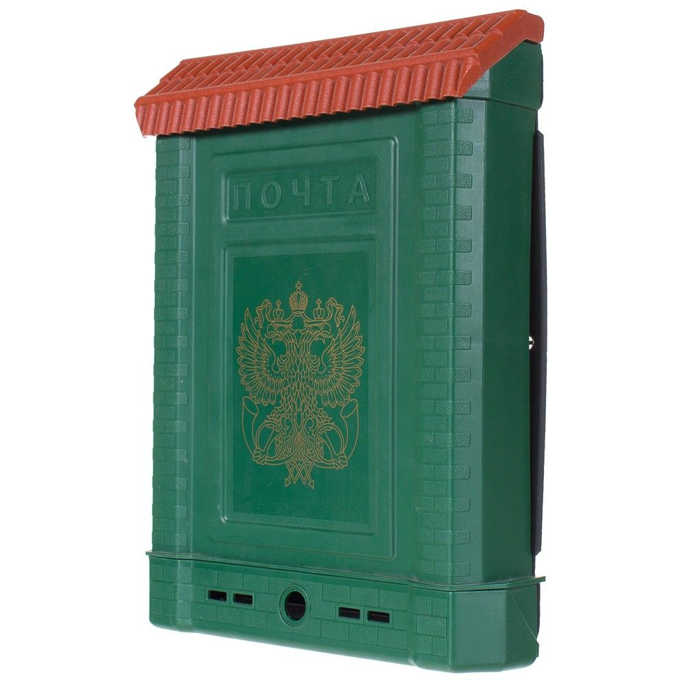 Ящик почтовый Премиум внутренний, цвет зелёный #1