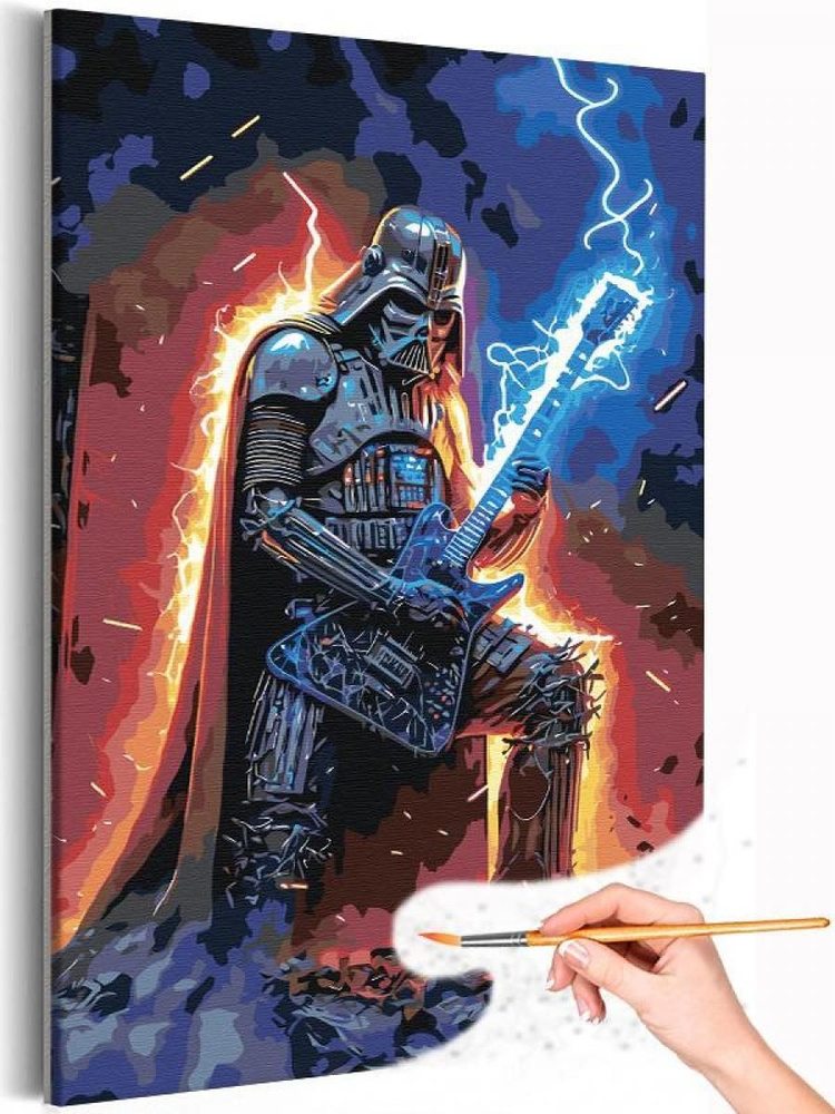 Картина по номерам 'Звёздные войны Дарт Вейдер 40х60' #1