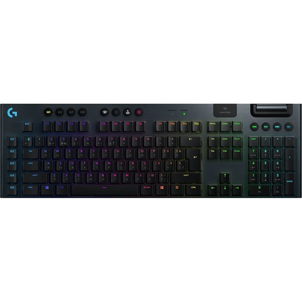 Игровая проводная клавиатура Logitech Gaming Keyboard G815 CARBON LINEAR SWITCH (920-009007), полноразмерная, #1