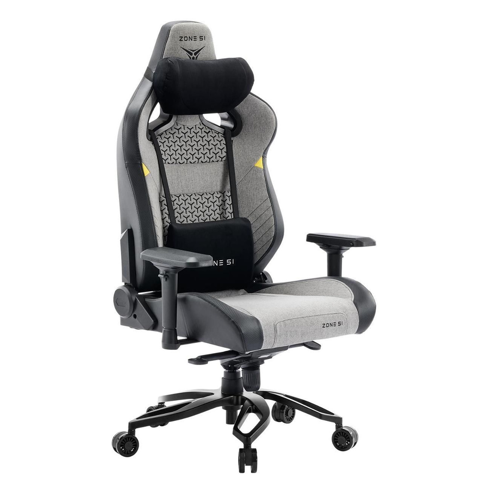 ZONE 51 Игровое компьютерное кресло, черный, серый #1