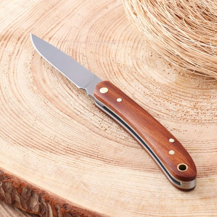 Нож складной "Засада" 16см, клинок 71мм/2,5мм, рукоять дерево  #1