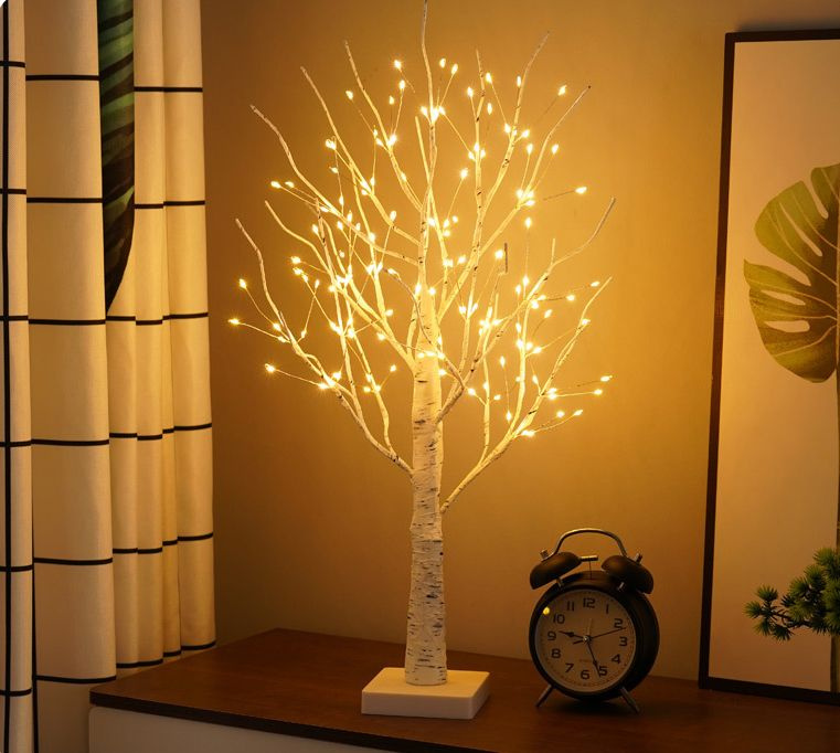 Декоративное светящееся дерево с 144 led-лампочками высотой 60 см  #1