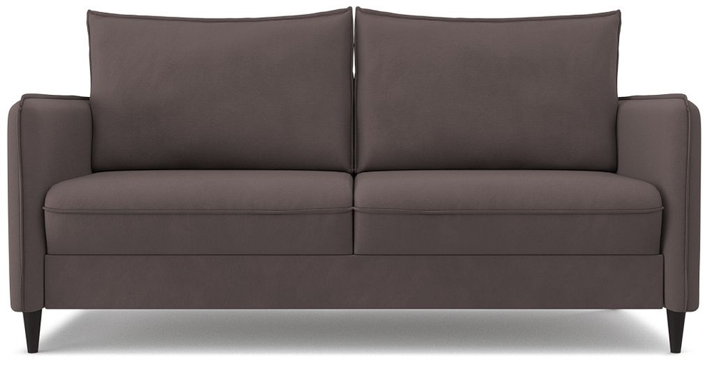 Диван-кровать раскладной PUSHE Фьорд Smart 160, велюр, коричневый Balance 235  #1