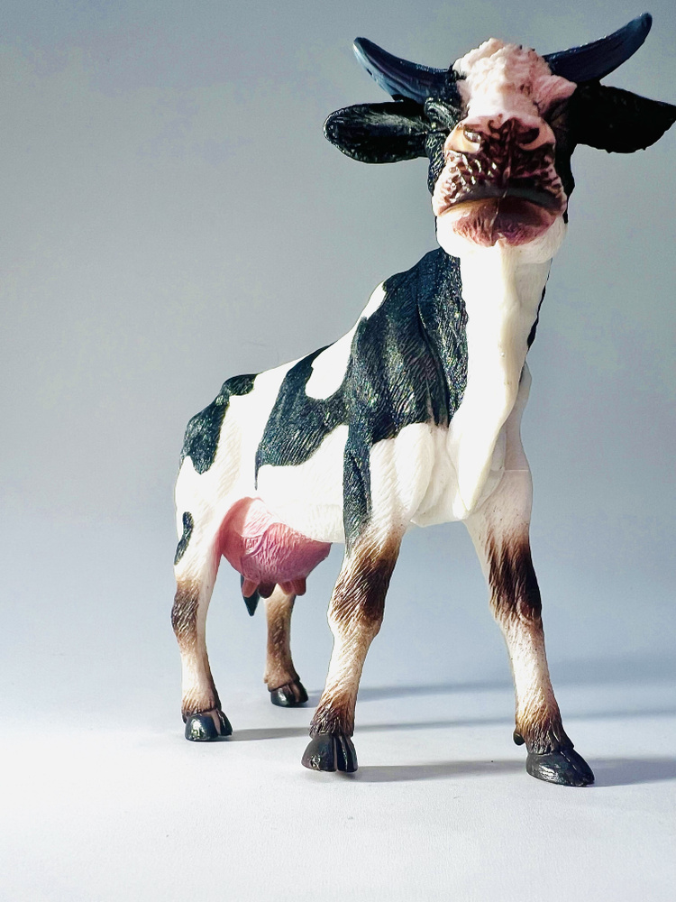 Фигурка животного Корова/ Коровка, для детей игрушка декоративная коллекционная  #1