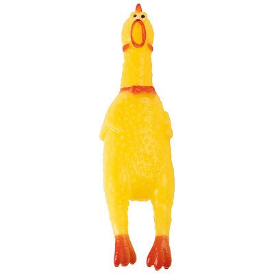 104153 Игрушка-пищалка Курица 30см #1