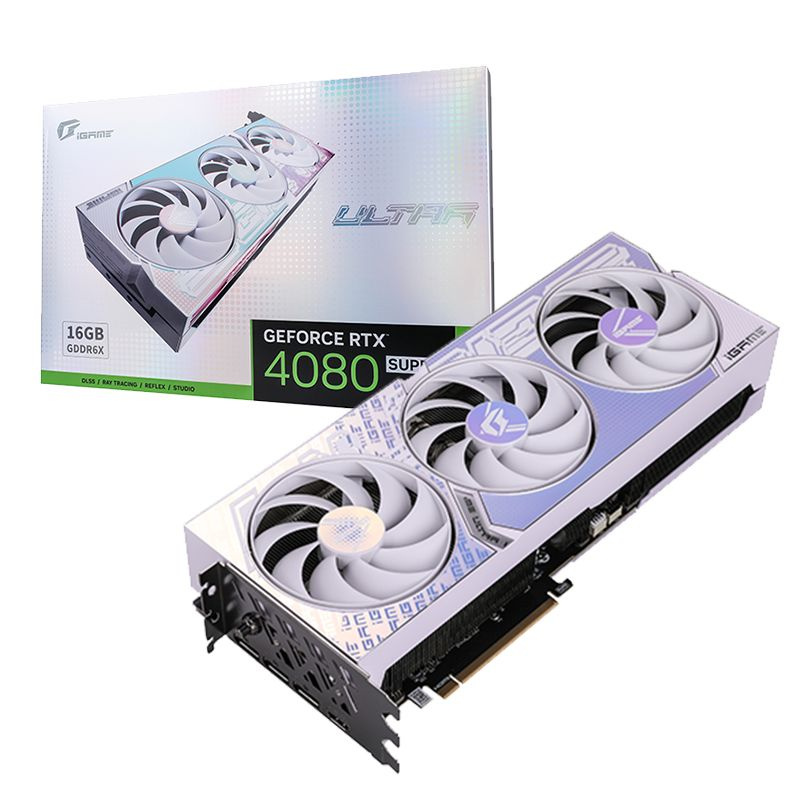 Colorful Видеокарта GeForce RTX 4080 SUPER 4080 Super Colorful I-Game Ultra White OC 16 ГБ (4080super) #1