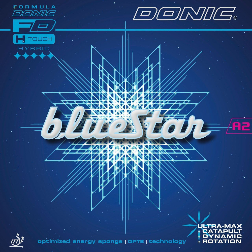 Накладка DONIC BlueStar A2, черная, max #1