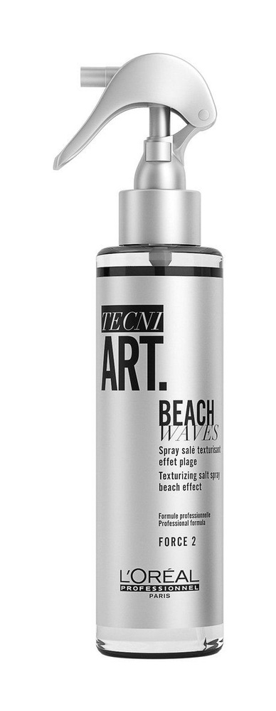 Текстурирующий cпрей для волос слабой фиксации с минералами соли Tecni. Art Beach Waves Texturing Salt #1