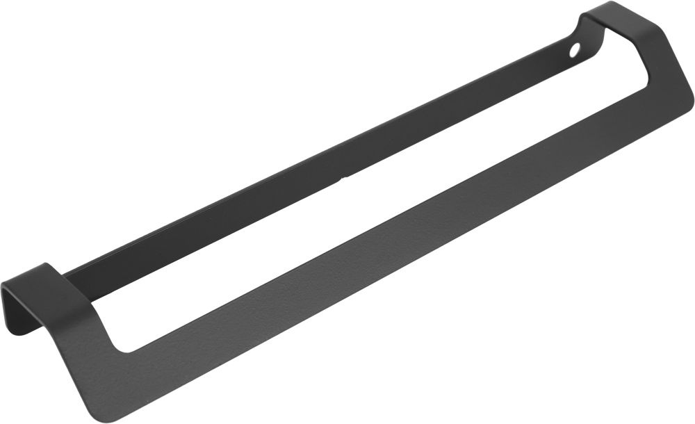 Ручка-профиль мебельная CТ3 220 мм сталь цвет черный #1