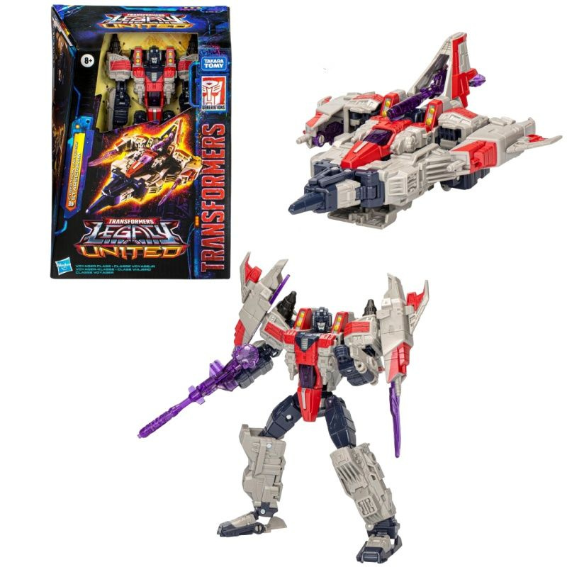 Трансформеры Hasbro Игрушка Transformers Legacy United Voyager Class Cybertron Universe Starscream 7-inch #1