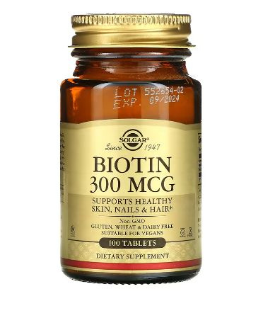 Биологически активная добавка к пище Биотин, таблетки массой 450 мг  #1