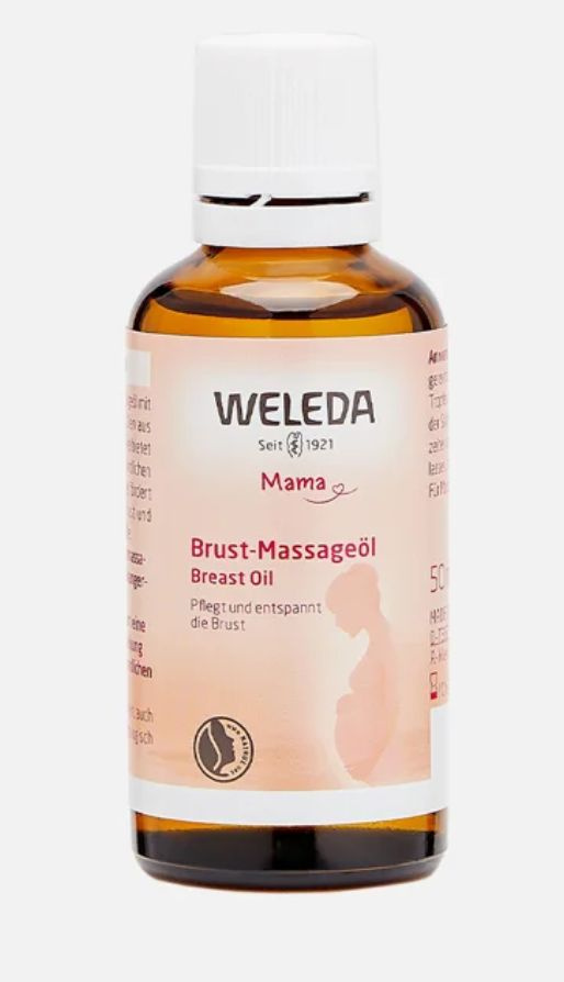 Масло для груди в период лактации Weleda nursing oil 50 мл, Швейцария  #1