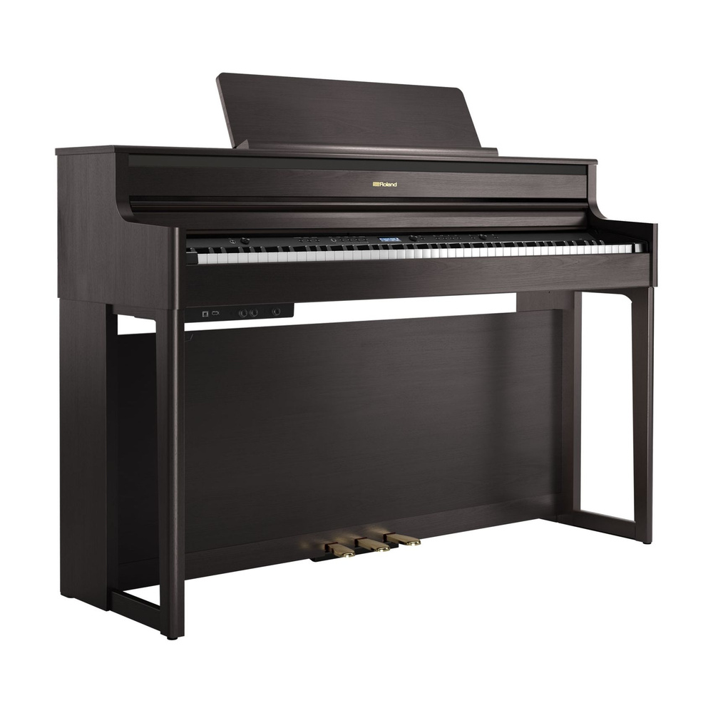 ROLAND HP704 DR SET - цифр. пианино, комплект со стойкой, 88 клавиш, цвет палисандр  #1