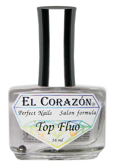 El Corazon №411 Top Fluo Флуоресцентный лак #1