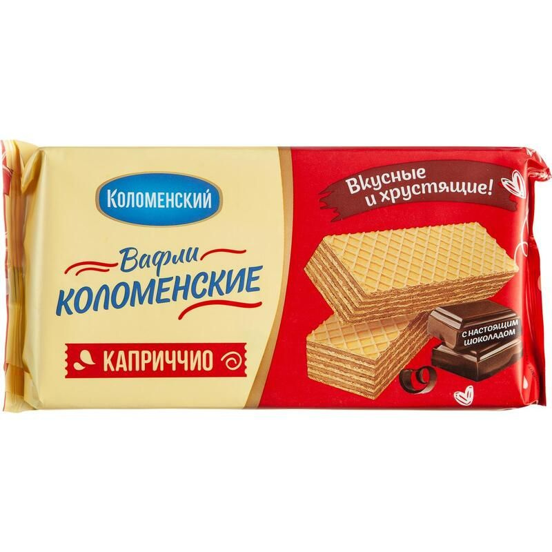 Вафли Коломенские Каприччио с шоколадом 200 г #1