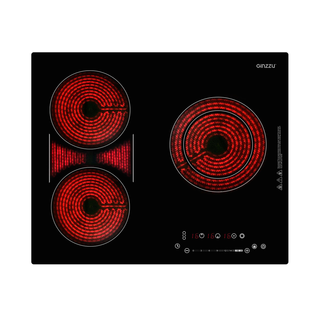 Варочная панель электрическая встраиваемая Ginzzu HCC-352 6000Вт  #1