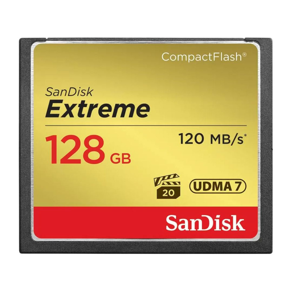 Карта памяти SanDisk Extreme Compact Flash, 128 Гб #1