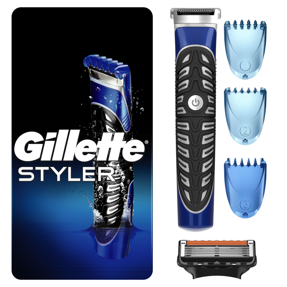 GILLETTE FUSION ProGlide Styler Стайлер с 1 сменной кассетой Power + 3 насадки д/моделирования бороды/усов #1