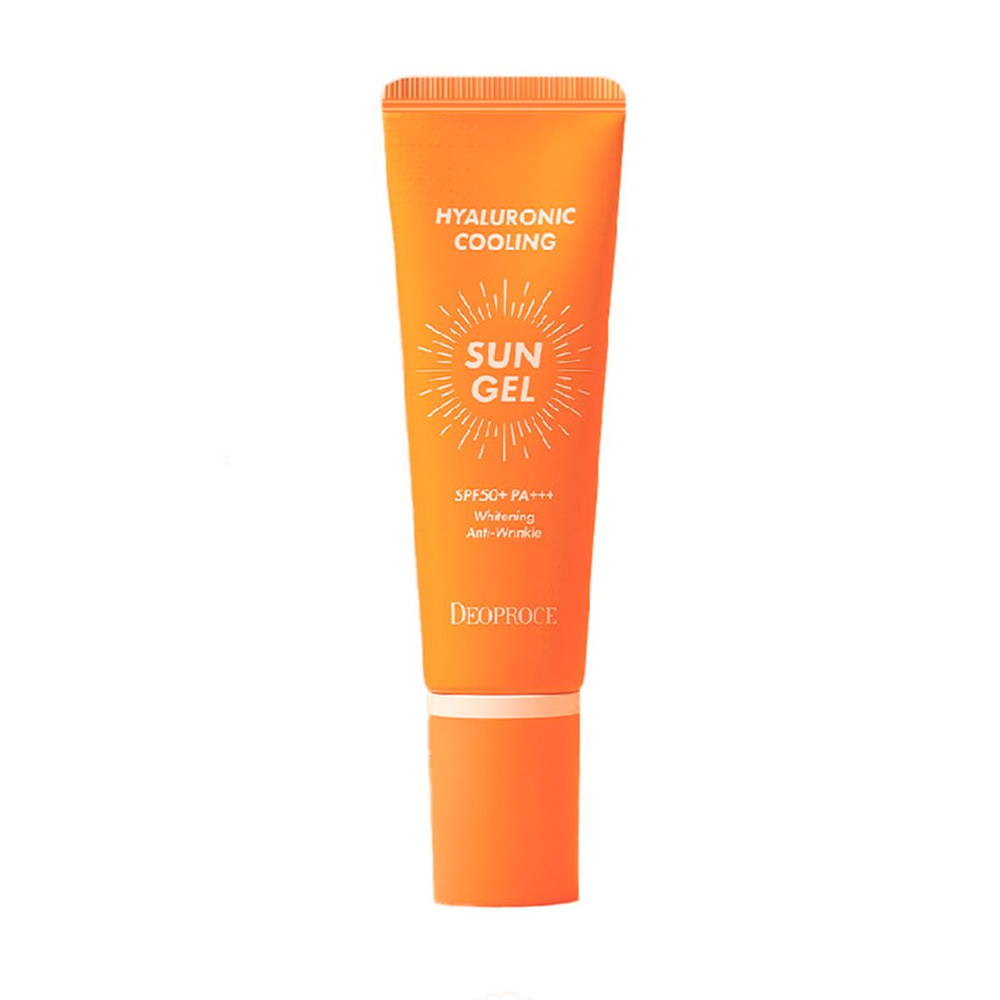 Deoproce Гель для лица увлажняющий солнцезащитный Hyaluronic Cooling Sun Gel SPF 50+ PA+++, 50г  #1