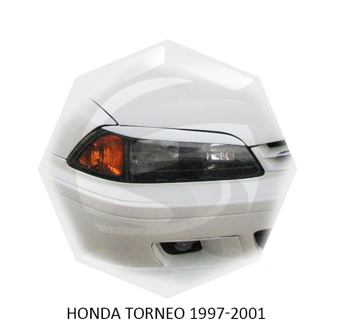 Реснички на фары HONDA TORNEO 1997-2002г - под покраску в сером грунте 2 шт.  #1