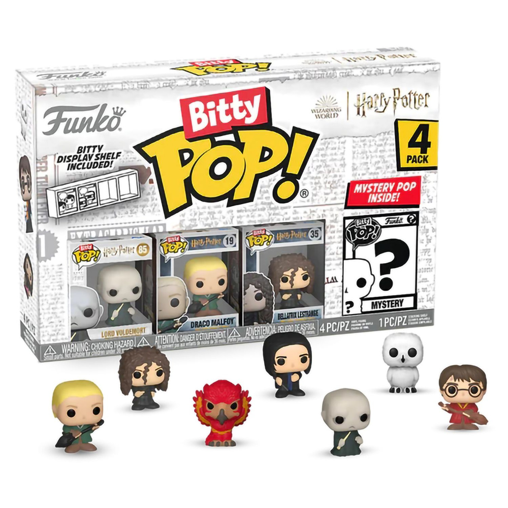 Фигурка Funko Bitty POP! Harry Potter S4 Voldemort+Draco+Bellatrix+Mystery 4PK 71318 #1