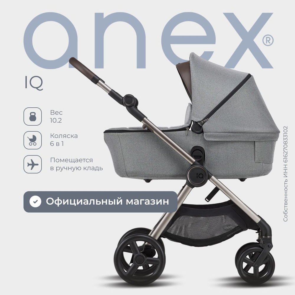 Коляска 2 в 1 Anex IQ Premium Pure #1