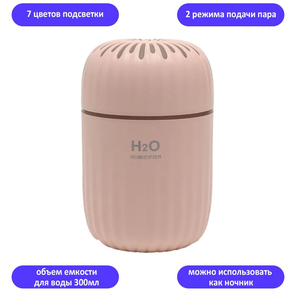 TondaShop Увлажнитель воздуха Увлажнитель воздуха H2O, розовый  #1