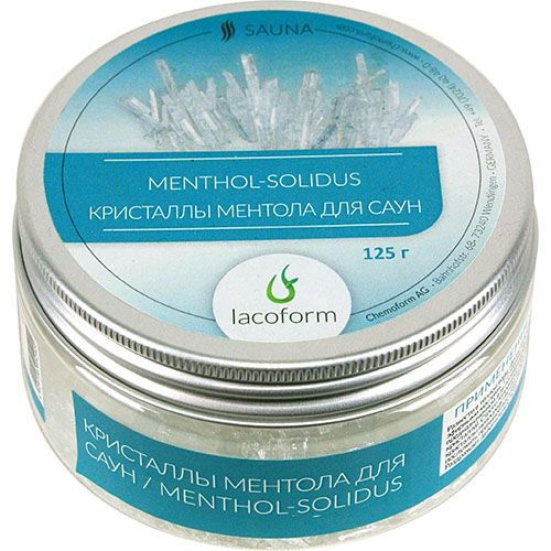 Кристаллы ментола для саун Menthol-Solidus (125 г) #1