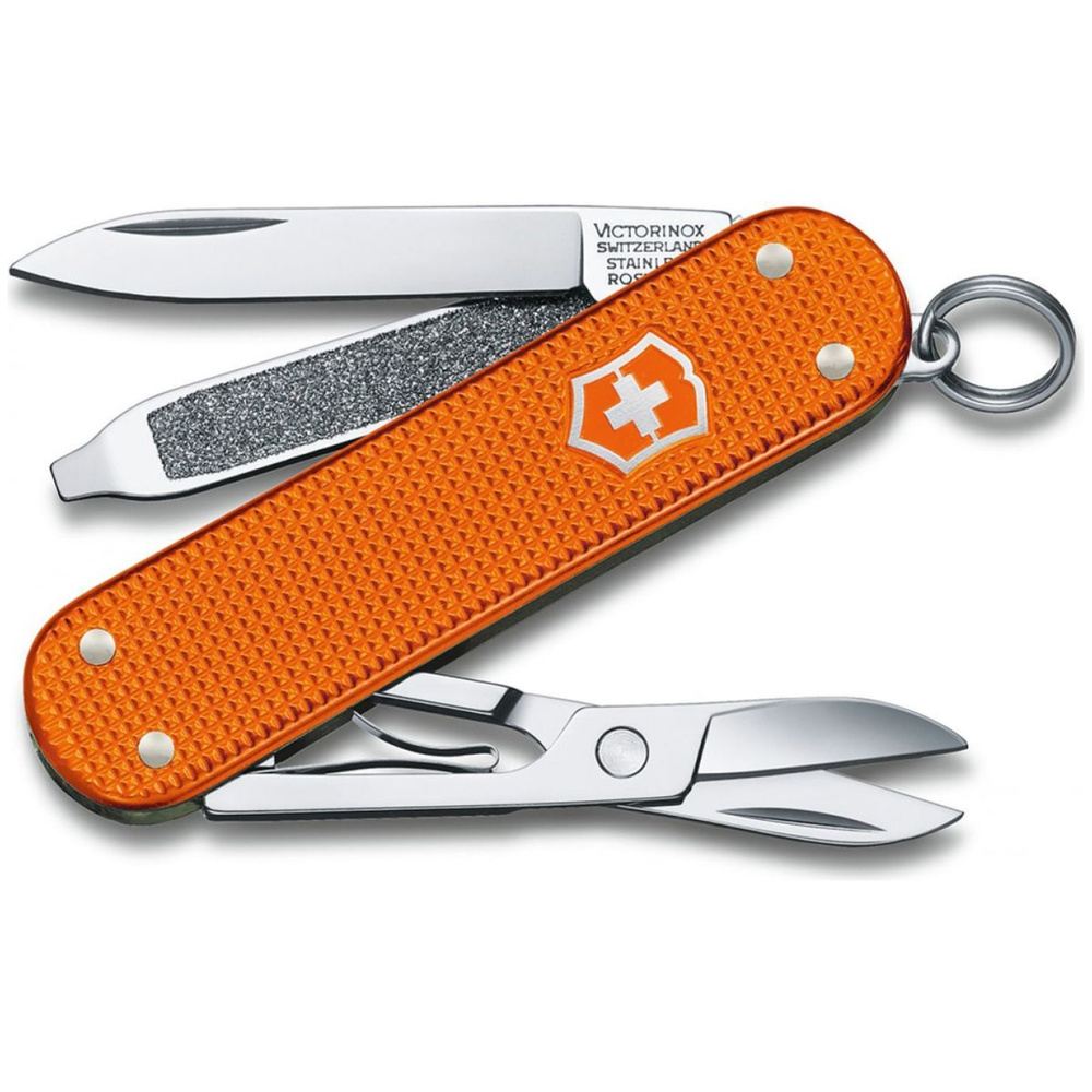 Нож-брелок Victorinox Classic Alox LE 2021, 58 мм 5 функций, алюминиевая рукоять, оранжевый 0.6221.L21 #1