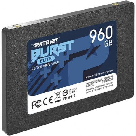 Patriot Memory 960 ГБ Внутренний SSD-диск Burst Elite (PBE960GS25SSDR) #1