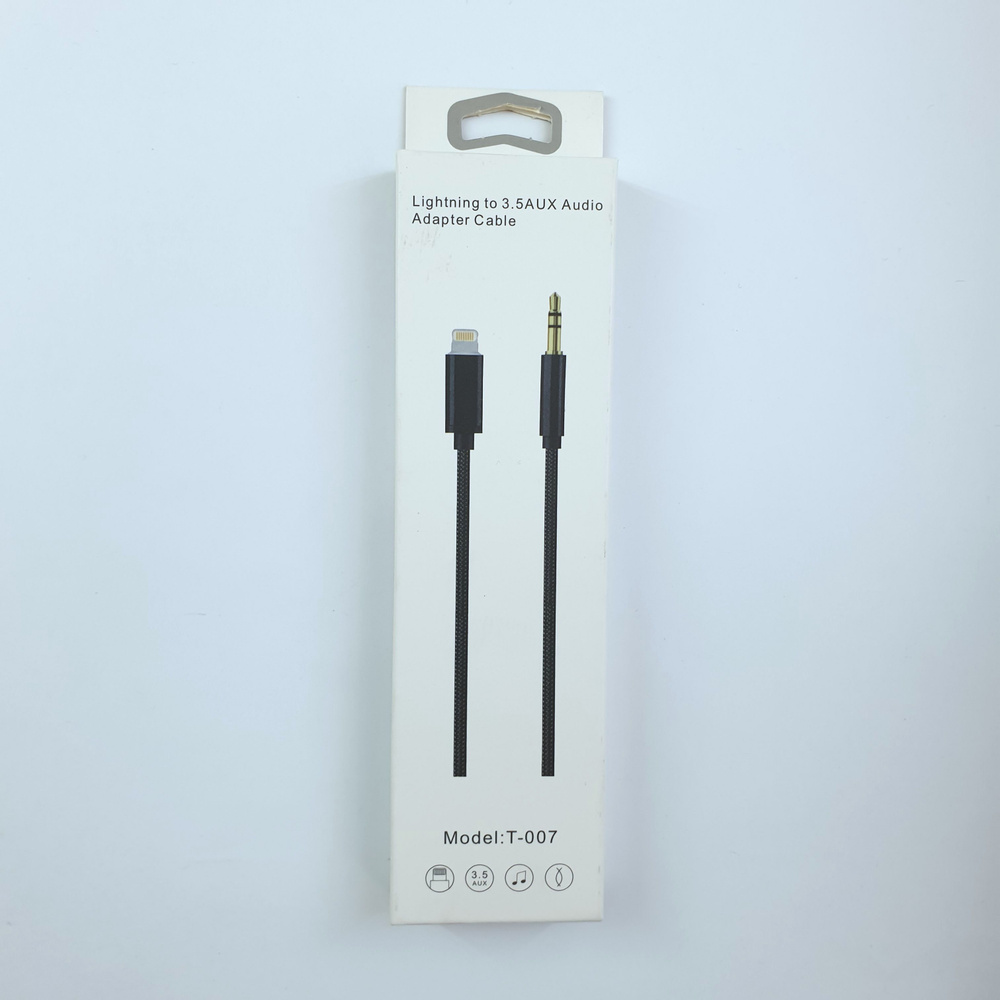 Кабель Lightning to 3.5 AUX Audio adapter Cable #1