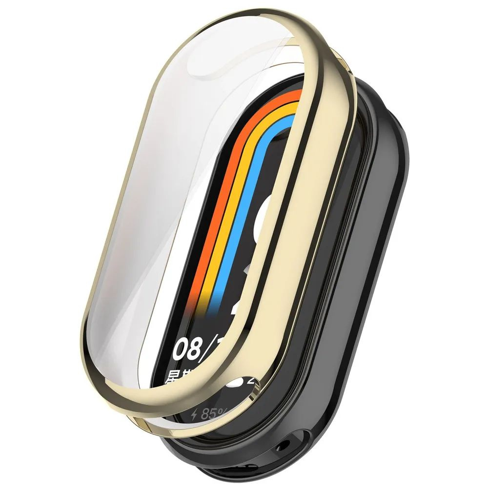 Силиконовый чехол для Xiaomi Mi Band 8 / Защитный бампер противоударный для фитнес-браслета Ксиоми Ми #1
