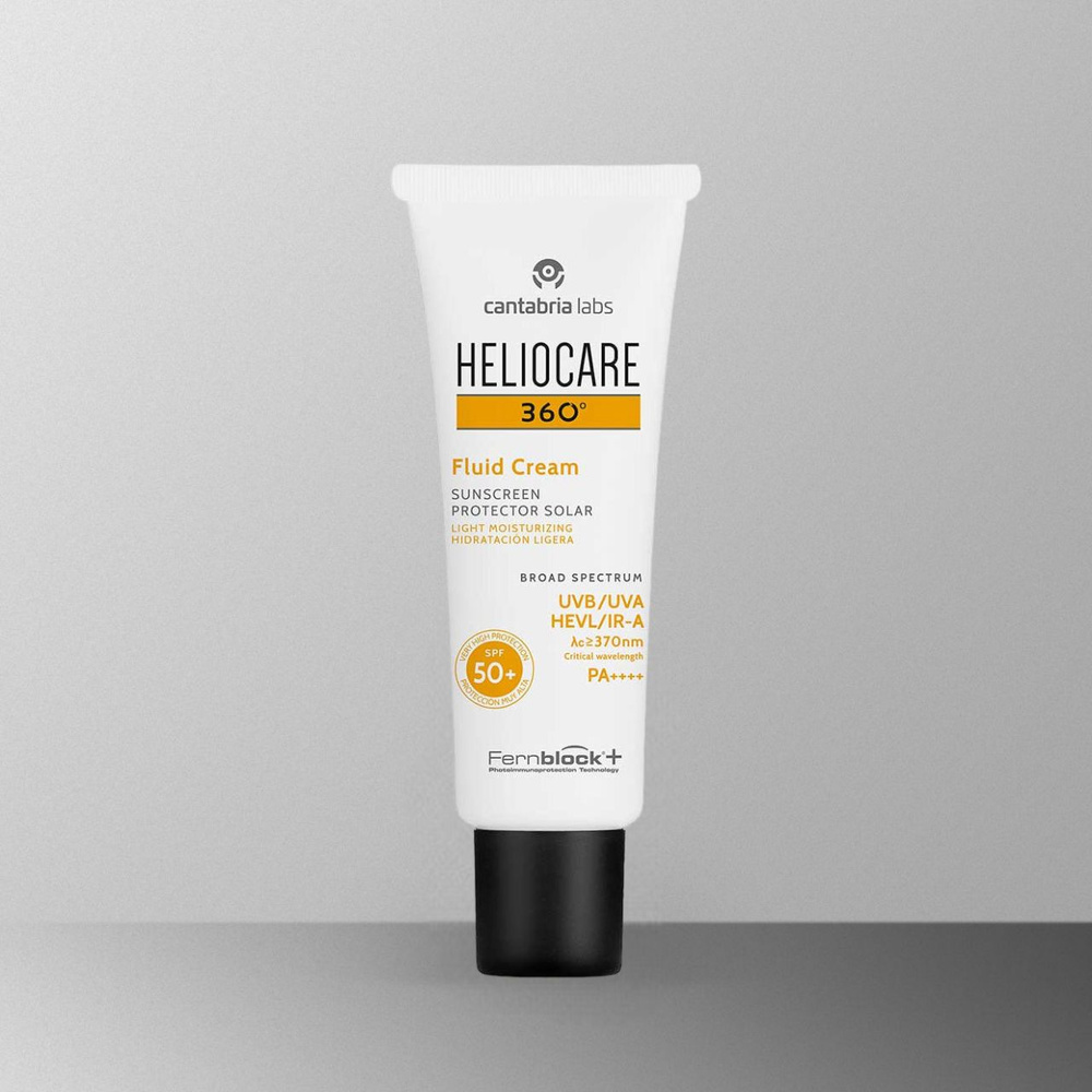 HELIOCARE 360 Fluid Cream SPF 50+ Sunscreen (Cantabria Labs) Солнцезащитный крем-флюид с СЗФ 50+ для #1