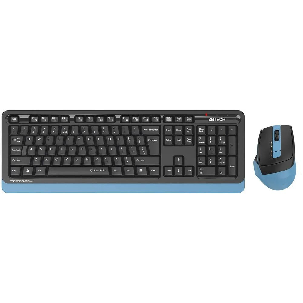 Клавиатура+мышь A4Tech Fstyler FGS1035Q Black/Blue #1